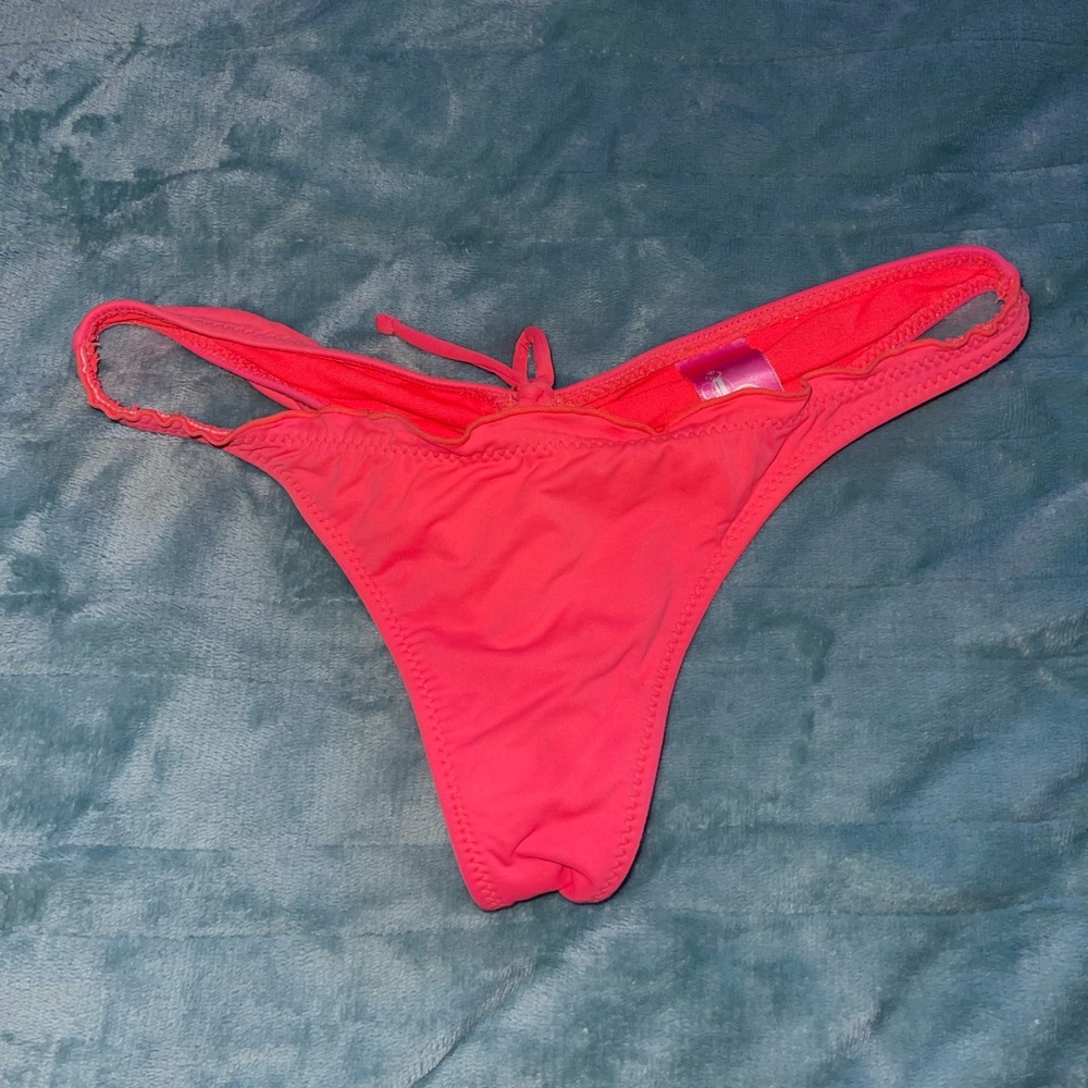 B Swim cheeky neon pink bottoms